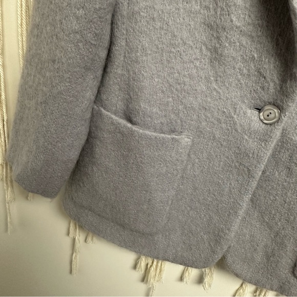 Vintage Nicole Summer lilac mohair wool blazer - Picture 5 of 8